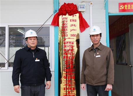 發(fā)揮戰(zhàn)斗堡壘作用！冶建又一個(gè)項(xiàng)目部黨支部揭牌