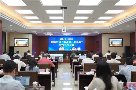 集團公司“穩(wěn)業(yè)績、防風險”專題工作會議召開